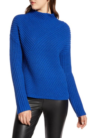 Block Ribbed Sweater
