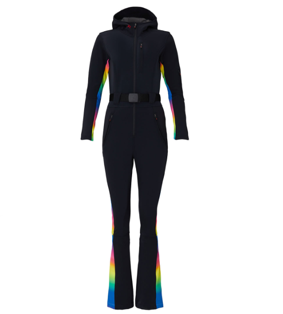 Perfect Moment Black Rainbow Ski Suit 
