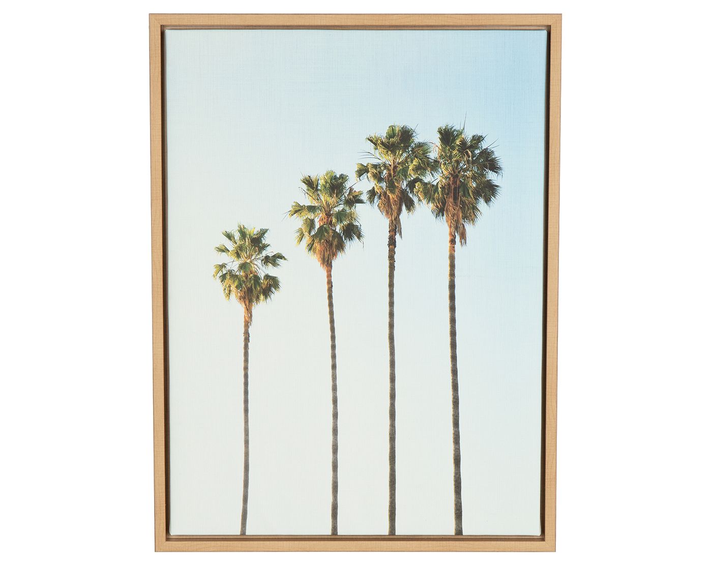 Uniek Palm Trees Framed Canvas Art