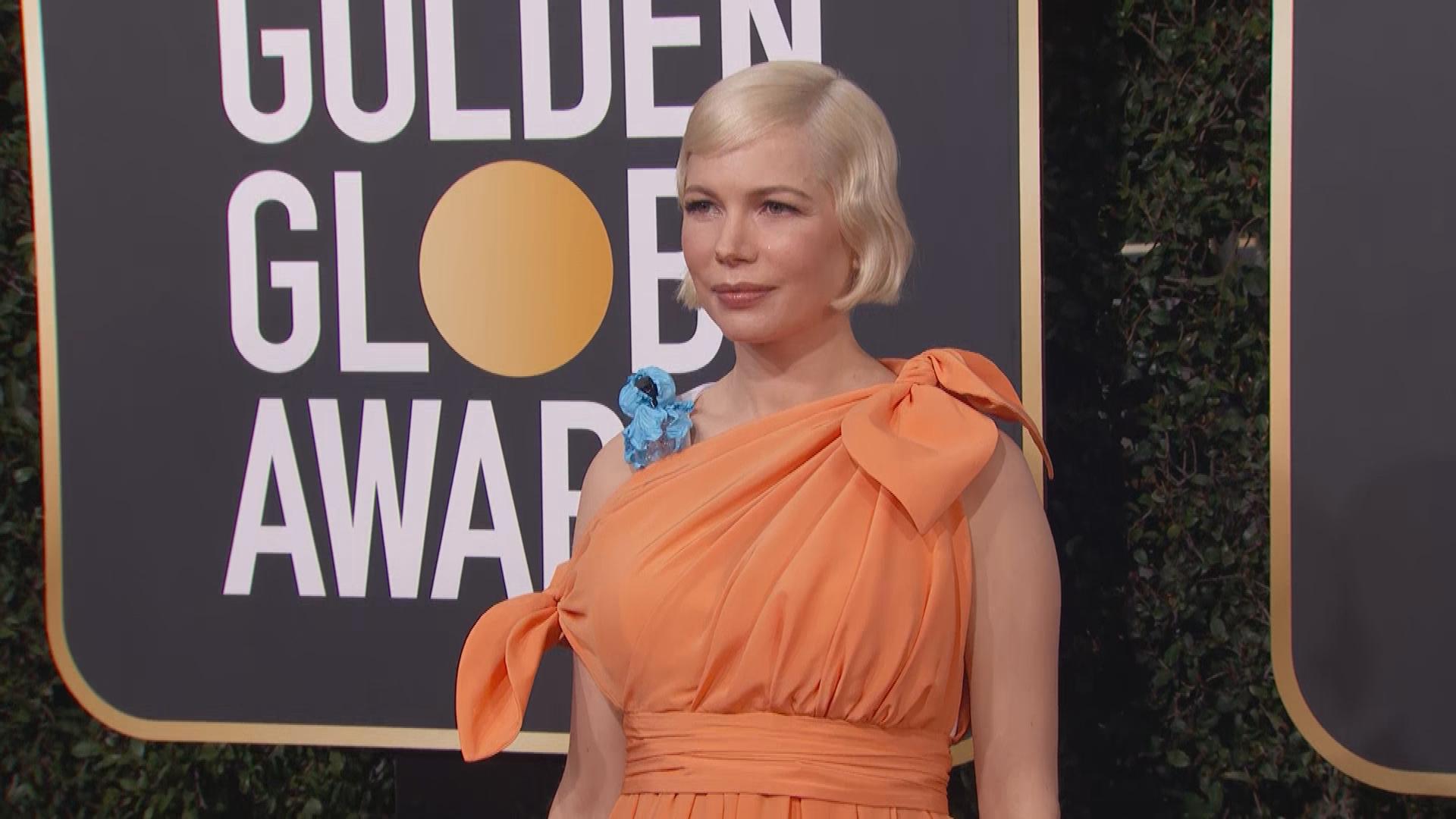 michelle williams orange dress Read Michelle Williams' powerful speech about choice