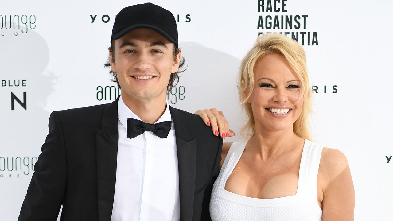 Pamela Anderson's Son Brandon Lee Reacts to Mom's Surprise Marriage to Jon  Peters | Entertainment Tonight