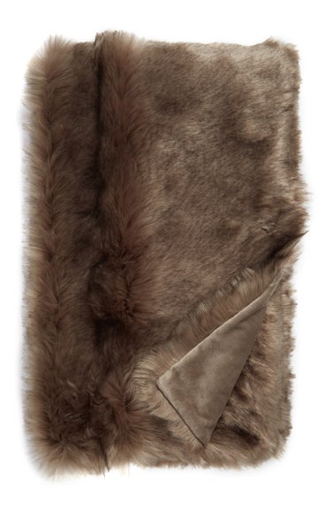 Arctic Faux Fur Throw Blanket