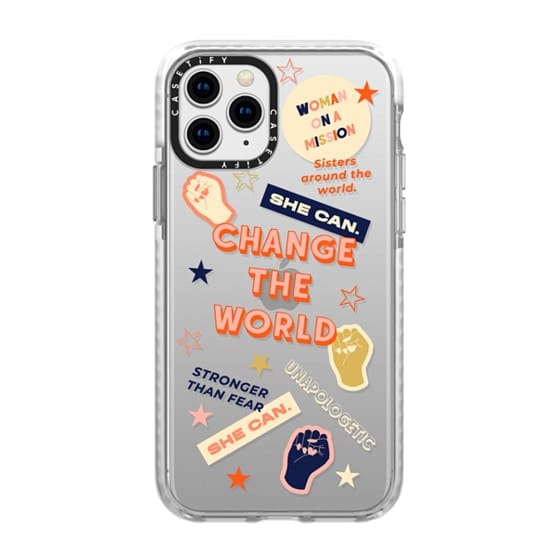 Casetify Change the World Stickers