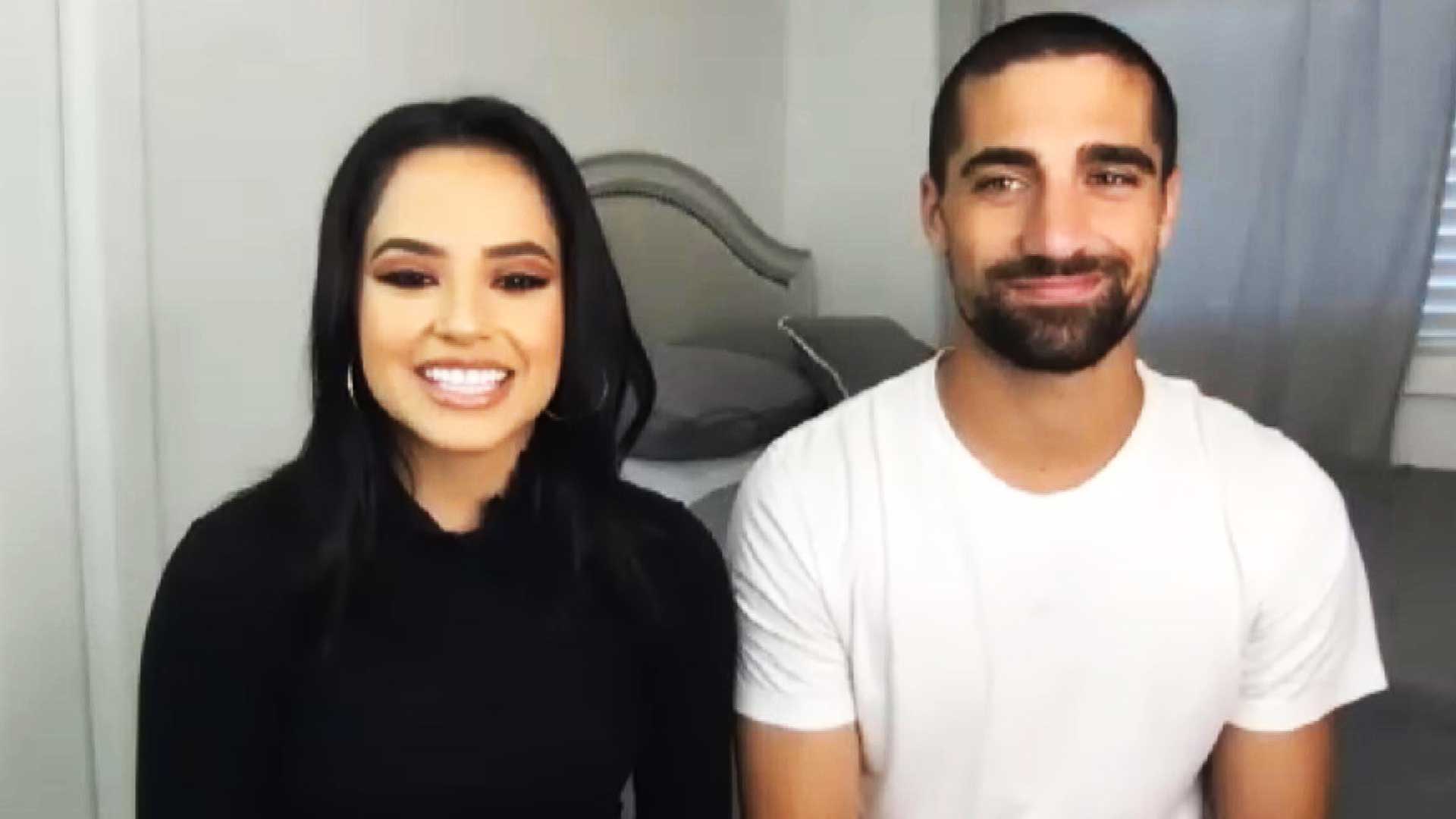 How Becky G Sebastian Lletget Are Championing Each Other While Living Together During Quarantine Exclusive Entertainment Tonight