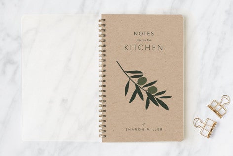 Minted Olive Branch Note Notebooks