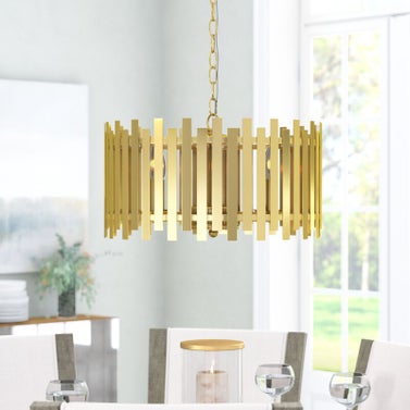 Brookline 4-Light Candle Style Drum Chandelier
