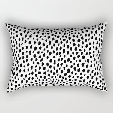 Dalmatian Spots Rectangular Pillow