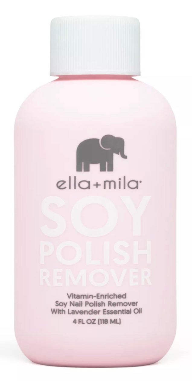 Ella + Mila Soy Nail Polish Remover