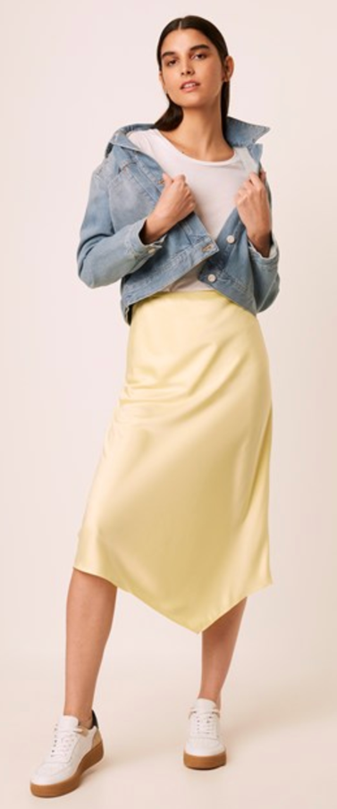 Ezmay Drape Midi Skirt