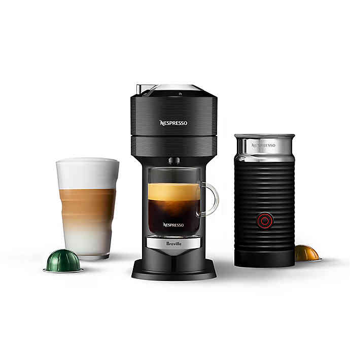 Nespresso Vertuo Next Premium Coffee & Espresso Maker by Breville w/ Aeroccino Milk Frother