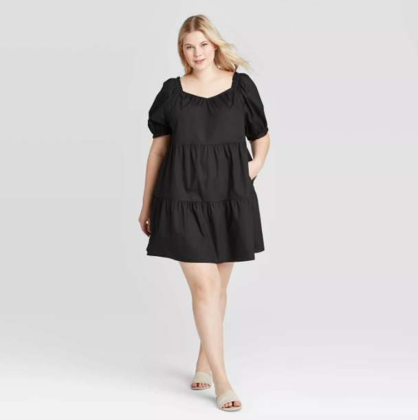 Who What Wear Plus Size Short Sleeve Dress