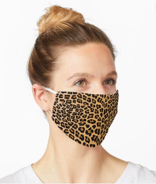 Redbubble Leopard Print Mask