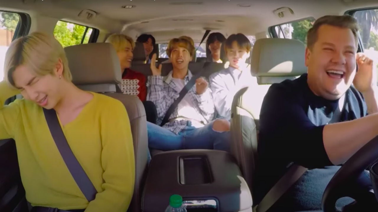 James Corden Shares Never Aired Bts Carpool Karaoke Clip To Thank The Bts Army Entertainment Tonight James corden hits the carpool lane with international superstars bts to sing songs off their new album map of the soul: james corden shares never aired bts