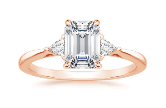 Brilliant Earth 14K Rose Gold Esprit Diamond Engagement Ring