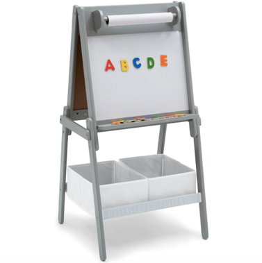 Chelsea Double-Sided Storage Easel with Paper Roll & Magnets