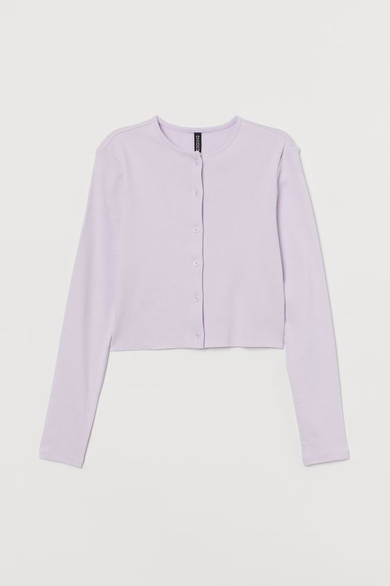 H&M Long-Sleeved Jersey Top