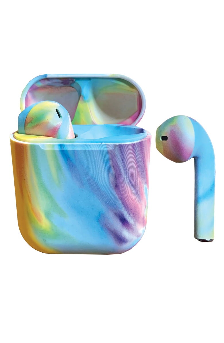 ISCREAM Pastel Tie Dye Earbuds with Case