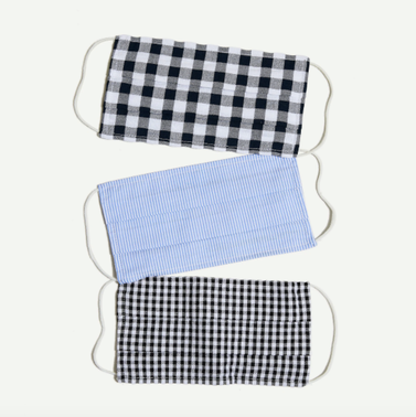 Pack of Three Nonmedical Face Masks in Mixed Prints