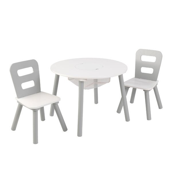 KidKraft Kids 3 Piece Round Table and Chair Set