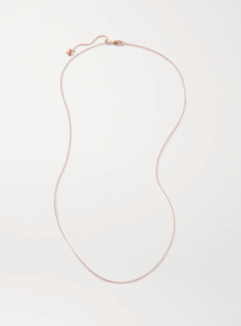 Monica Vinader Rose gold vermeil necklace