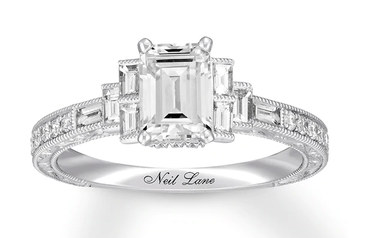 Diamond Engagement Ring 1-3/8 ct tw 14K White Gold