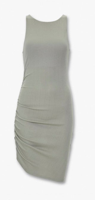 Ruched Bodycon Tank Dress