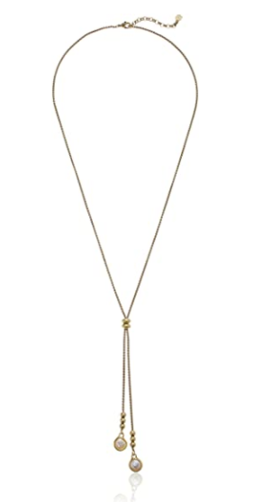 Lucky Brand Pearl Lariat Necklace