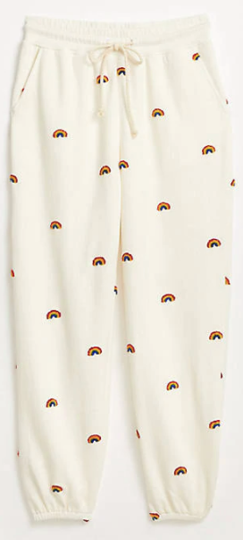 Lou & Grey Rainbow Embroidered Hoodie
