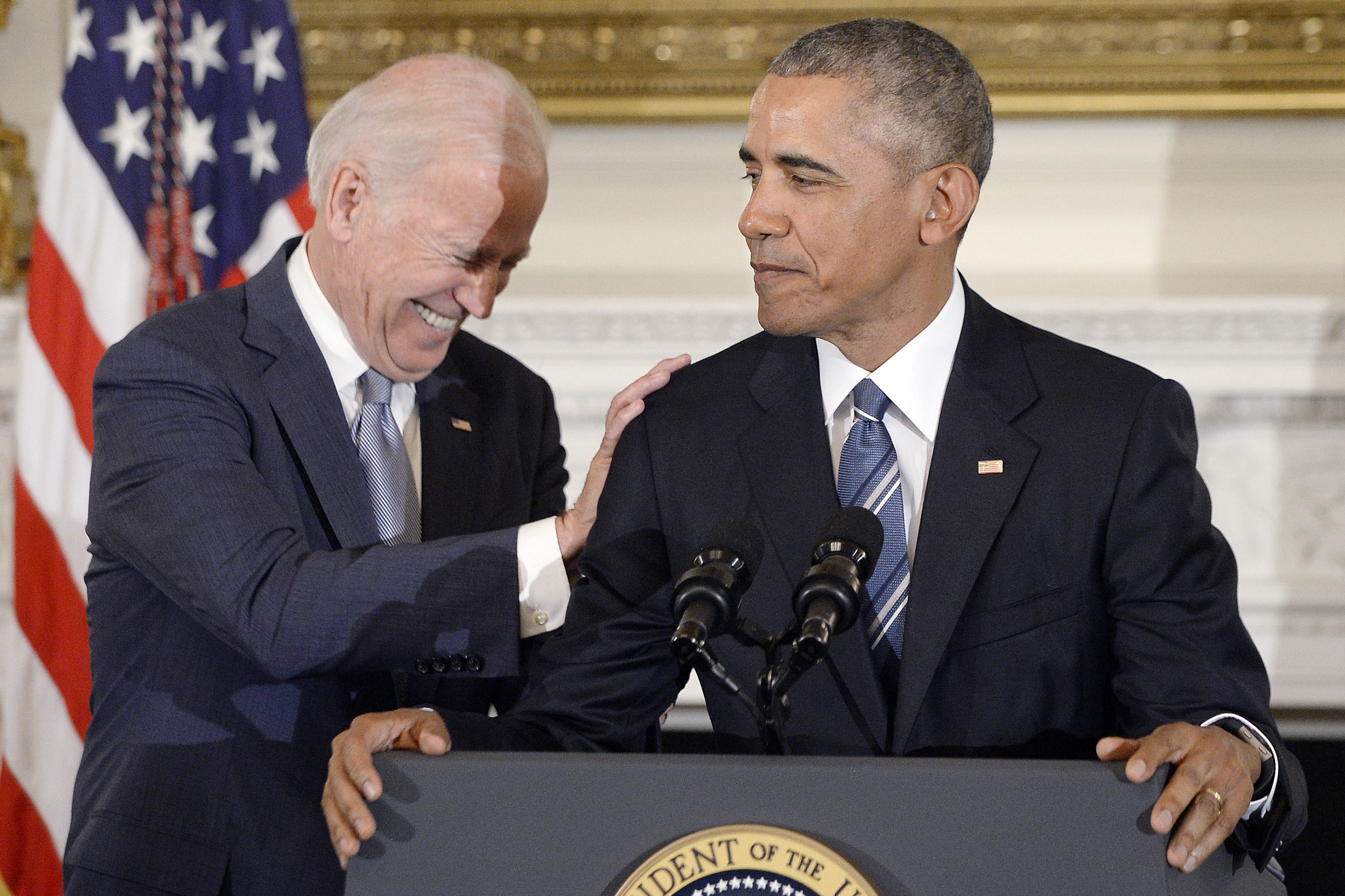 Footage of Barack Obama Surprising Joe Biden Medal of Freedom During DNC Gives Twitter All the Feels | Entertainment Tonight
