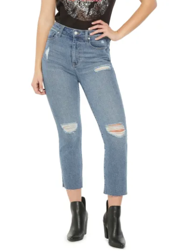 Guess Margo High-Rise Straight Leg Jeans