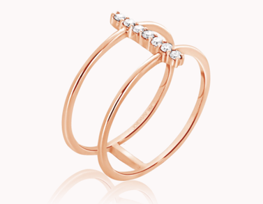 Olivia Bridged Diamond Ring