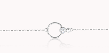 Olivia Diamond Hoop Bracelet