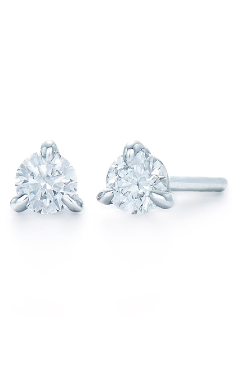 KWIAT O.25ct tw Diamond & Platinum Stud Earrings