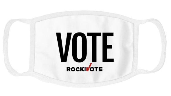 Rock the Vote Vote Face Mask