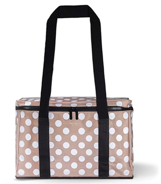 Kate Spade New York Large Capacity Insulated Cooler Bag, Soft Sided Portable Beach Cooler Tote