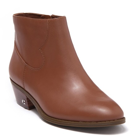 Coach Dannie Leather Ankle Bootie