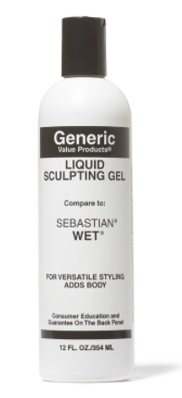 Generic Value Products Liquid Sculpting Gel Compare to Sebastian Wet