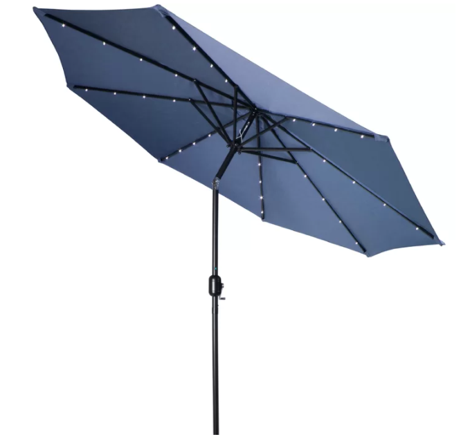 Woll 9' Lighted Market Umbrella