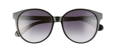 Eliza 55mm Round Sunglasses
