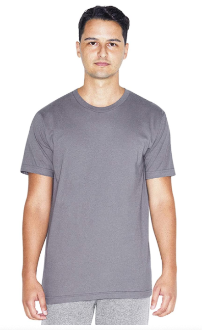 American Apparel Unisex-Adult 50/50 Crewneck Short Sleeve Ringer T-Shirt T-Shirt