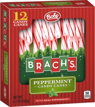 Red and White Peppermint Candy Canes, 12 ct