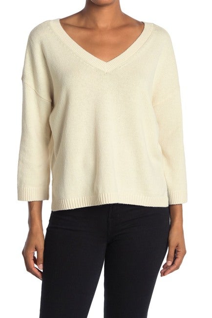 Madewell Double-V Pullover (Regular & Plus Size)