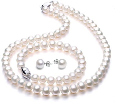 VIKI LYNN Freshwater Cultured Pearl Necklace Set