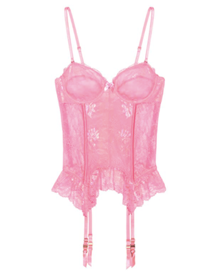 Living in the Clouds Iridescent Lace Corset
