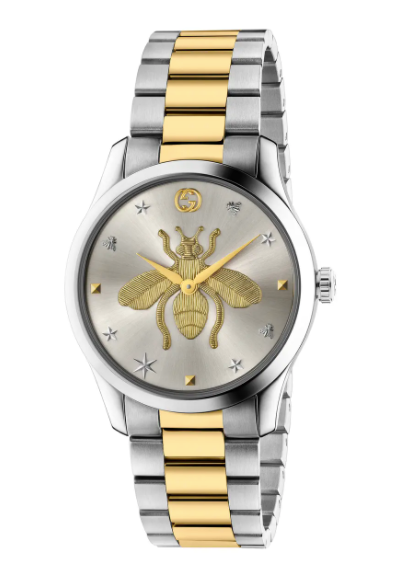 Gucci G-Timeless Bee Bracelet Watch, 38mm