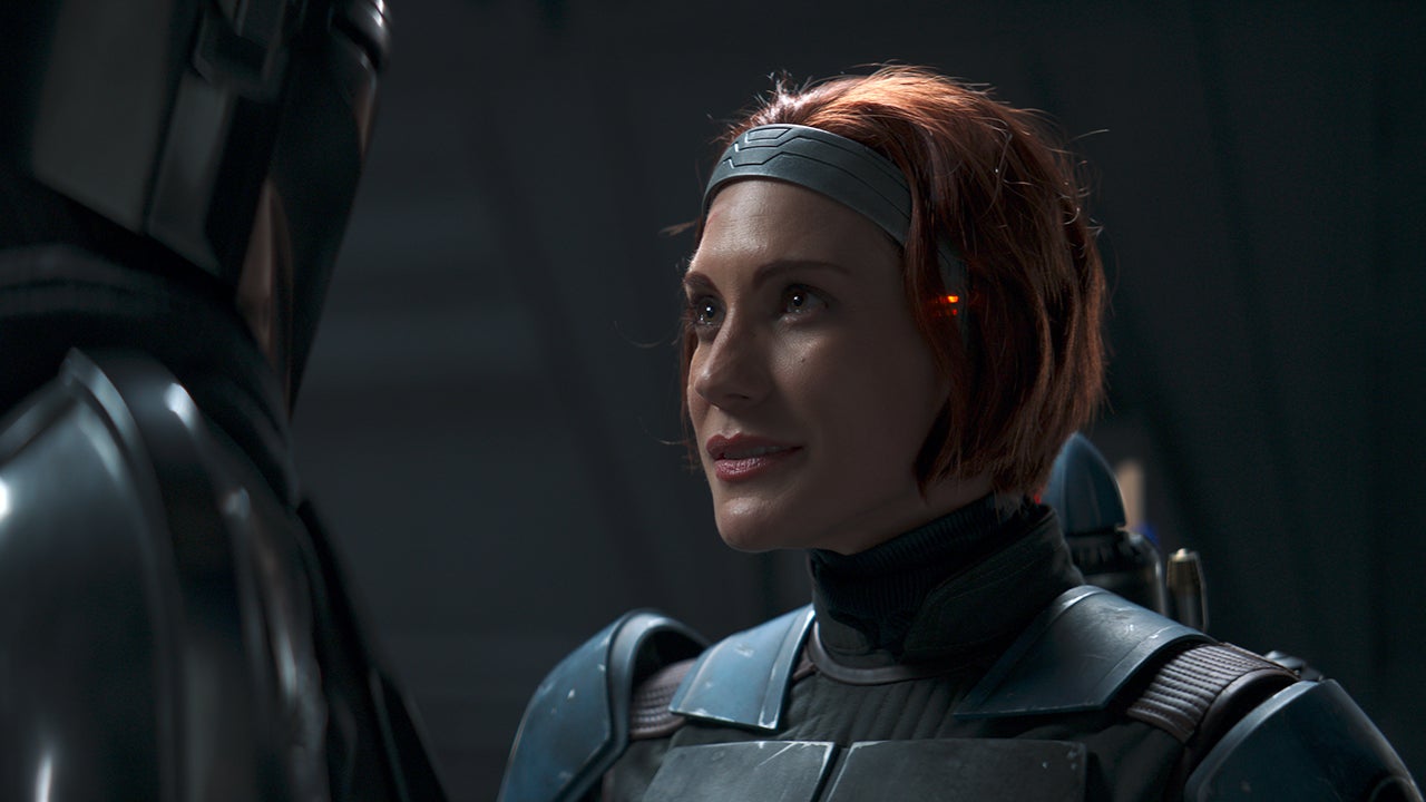 The Mandalorian Katee Sackhoff On Joining Season 2 As Bo Katan Entertainment Tonight