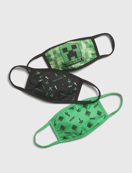 Gap Kids Minecraft Face Mask (3-Pack)