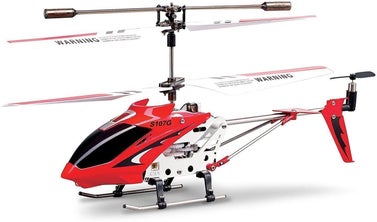 S107 Helicopter with Gyro — Red
