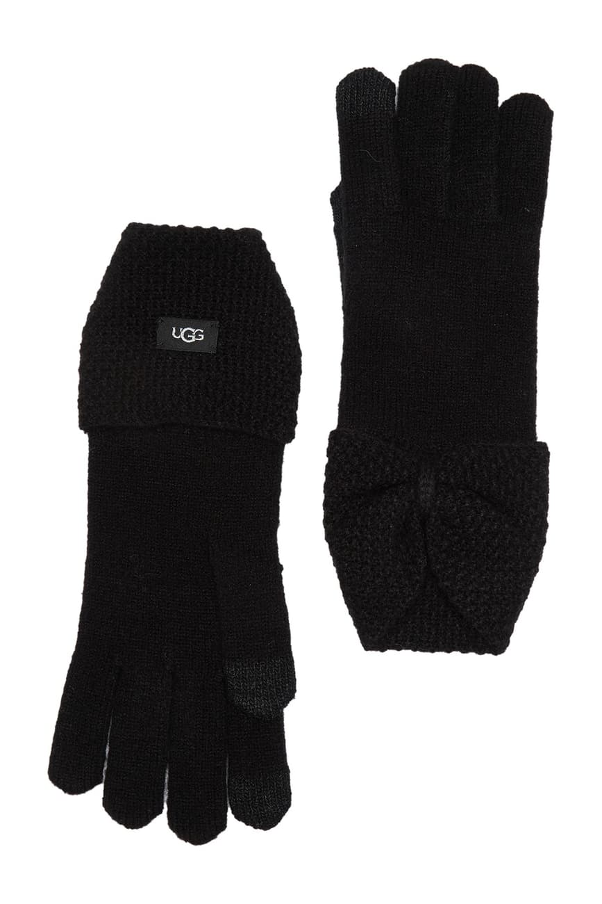 Bow Wool Blend Tech Glove