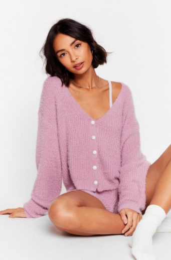 What a Pearl Wants Knit Shorts Lounge Set